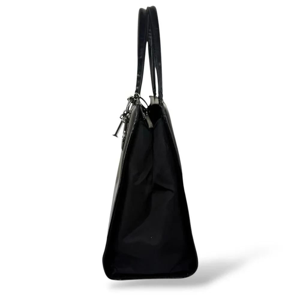 Christian DIOR Black Leather Lady D Tote